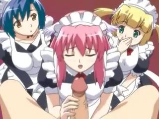 Bewitching Maids In Hentai mov Group.