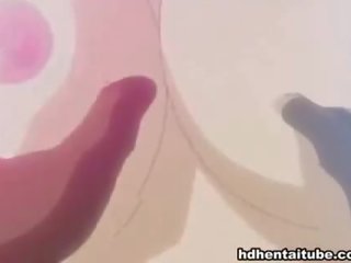 Hämmastav anime tüdruk saab tema esimene seks film kogemus