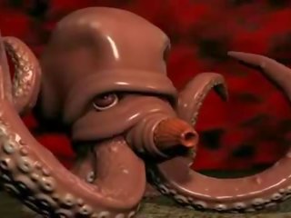 Cartoni tentacoli 3d