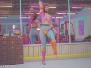 Sombra gets a Workout in Brigitte's Gym, adult clip 19 | xHamster