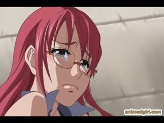 Besar melon payu dara anime brutally fucked dalam yang kelas