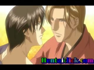 Delightful Hentai Gay Lovers Secretly Kiss And porn