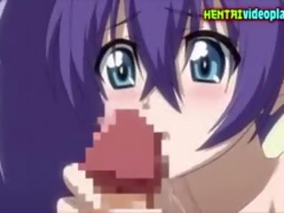 Blue-haired ludder i hentai mov