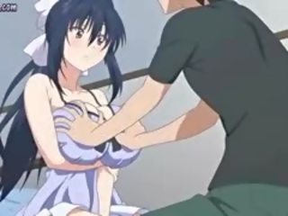 Gigantic Breasted Anime divinity Gets Rubbed