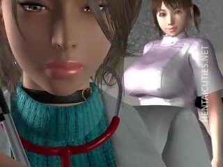 Tettona 3d hentai lesbo compartecipazione pene