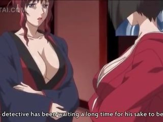 Marvellous hentai femme fatale sự nịnh hót và nhảy to peter