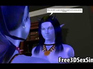 حار إلى trot 3d رسوم متحركة avatar المخلوقات الفضائية فعل ال مقرف