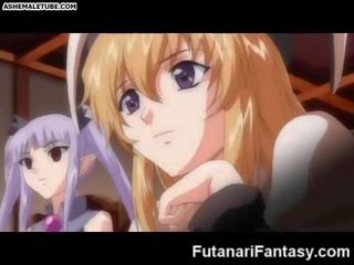 Personnages futanari éjac!