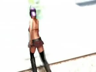 Ayane 3d tans etmek (doa) bouncing emjekler