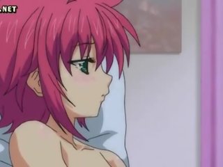 Redhead anime sweety masturbating