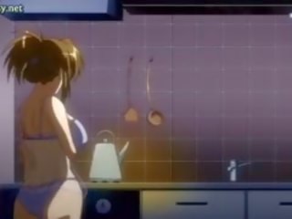 Lustful anime dalaga pagkuha jizzed