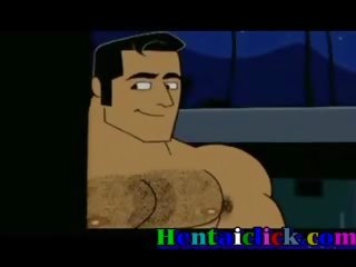 Naked Toon Gay Hunk sensational Masturbated N Fucked