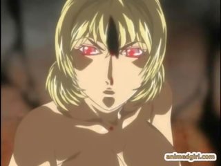 Hentai adolescent makakakuha ng ritual pagtatalik pelikula sa pamamagitan ng pandalawahang kasarian anime