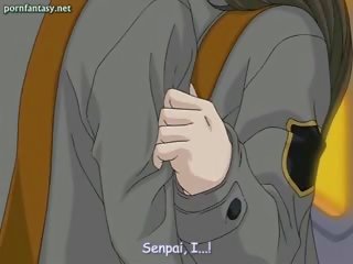 Bezkaunīgs anime seductress iegūšana pirkstiem