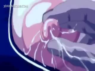 Tatlo Mainit upang trot studs pakikipagtalik a kyut anime sa ilalim water