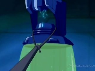 Meztelen anime diva lovaglás putz slurps neki punci juices