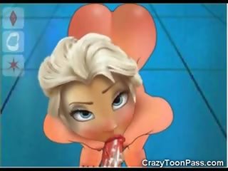 3d elsa desde frozen consigue 3 corridas!