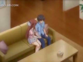 Pleasant 3d anime armastaja tihane keppimine suur võll sisse lähivõte