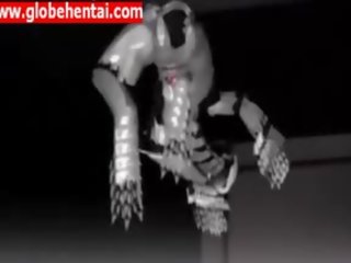 Dospívající anime hentai cookie dostane robot creampie