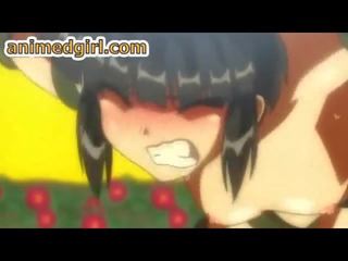 Związany w górę hentai hardcore pieprzyć przez shemale anime klips