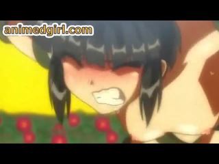 Nakatali pataas hentai masidhi magkantot sa pamamagitan ng pandalawahang kasarian anime klip