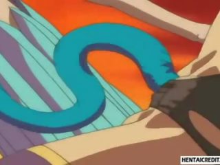 Hentai darling fucked oleh tentacles