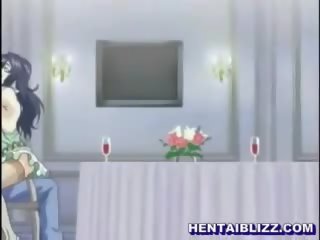 Anime tao makakakuha ng fucked sa pamamagitan ng randy asawang babae sa dinner mesa