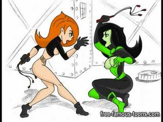 Kim Possible and Winx Club lesbian parody