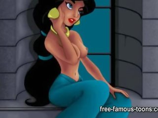 Aladdin and Jasmine dirty clip parody