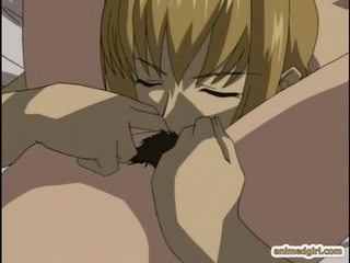 Anime mademoiselle makakakuha ng licked kanya mabuhok puke