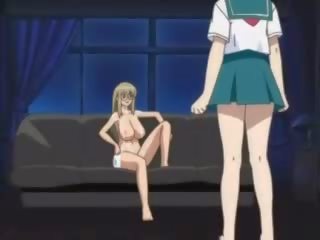 Mother does lesbian sex clip with mistress in anime