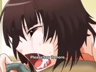 Vacker romantik animen vid med ocensurerad anala, stor