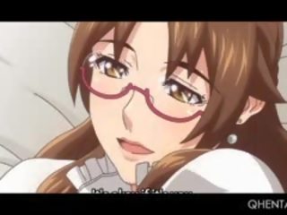 Hentai profesora en grande tetas alcances orgasmo sólo después duro