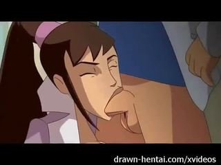 Avatar hentai - likainen klipsi legend of korra