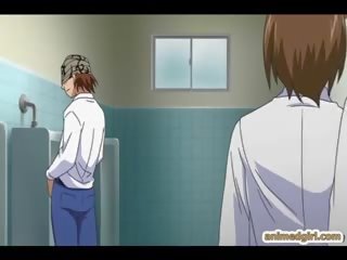 Bigboobs anime armastaja splendid keppimine sisse a wc