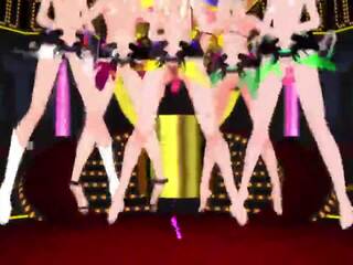 Mmd ahegao ダンス: フリー ダンス 高解像度の 汚い ビデオ ショー 図6d